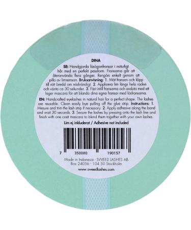 Sweed Professional False Lashes in Blonde - Style Dina - Natural Looking Volume and Length - Flexible Clear Band - Up to 10 Wears - Buy Online on GoSupps.com