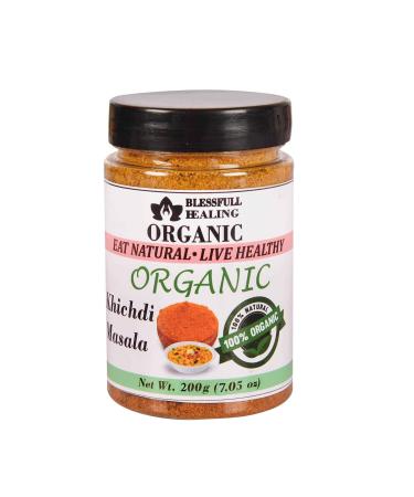 Blessfull Healing Organic Khichdi Masala speling mistak 200 Gram Airtight Container (Packing May Vary) 200 Gram 7.05 oz