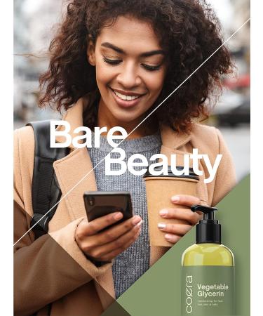 Organic Vegetable Glycerin | 8 fl oz | Moisturizing Oil for Face, Hair, Skin & Nails | Paraben, SLS, and Fragrance-Free - Buy Online on GoSupps.com