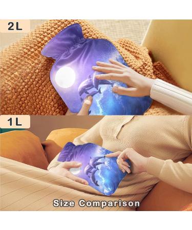 NAANLE Galaxy Jumping Danlation 2L Transparent Hot Water Bottle Hand & Foot Warmer for Pain Relief | Heat & Cold Therapy - Buy Online on GoSupps.com