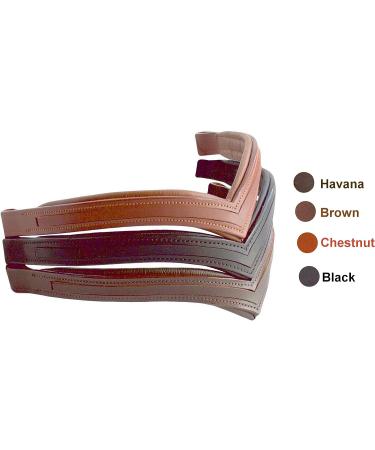 16 Empty Channel V Shape Black Browband - Handcrafted Horse Tack - Buy Online on GoSupps.com