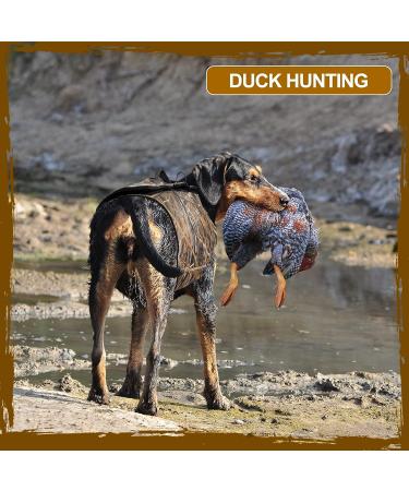 Hunthor 5mm Neoprene Dog Hunting Vest - Adjustable Waterfowl Duck Hunting Camo - X-Large - Buy Online on GoSupps.com