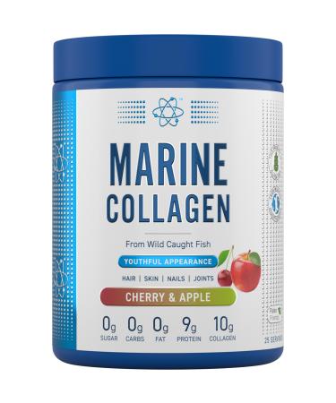 Applied Nutrition Collag ne marin en poudre - Prot ine de collag ne hydrolys e peau cheveux et ongles sains (cerise et pomme) (300 g - 25 portions) Cherry Apple 300g (Pack of 1)