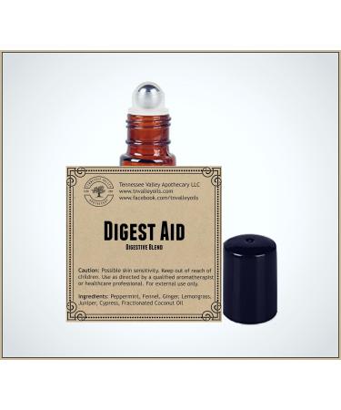 Buy Digest Aid Essential Oil Roll-On 10ml | Natural Digestive Support for Cramps Bloating Heartburn & Indigestion - Fast International Shipping - Buy Online on GoSupps.com