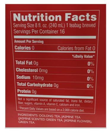 Dynasty 100% Natural Tea - 16 Individual Bags per Pack, Chinese Restaurant 16 Count (Pack of 6) - Buy Online on GoSupps.com