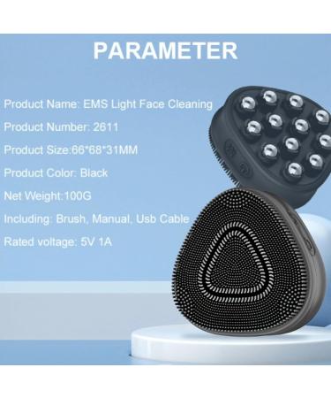 Vibrating Facial Cleansing Brush | Waterproof Silicone Electric Exfoliator | 15 Modes & 5 Functions for Deep Cleansing & Massaging | Rechargeable Face Scrubber - Buy Online on GoSupps.com