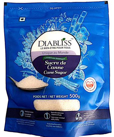 Diabliss Good cane sugar for cakes pastries cakes without sugar diabetics type 1 type 2 low glycemic index on strawberries desserts in yogurt children pregnancy slimming diets natural pregnancy