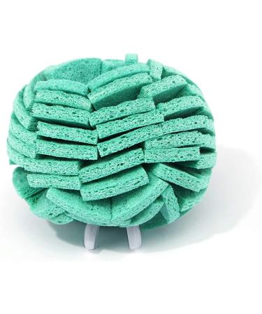 Full Circle Crystal Clear 2.0 Bamboo Handle Glassware Cleaning Sponge - Eco-Friendly & Replaceable - Buy Online on GoSupps.com