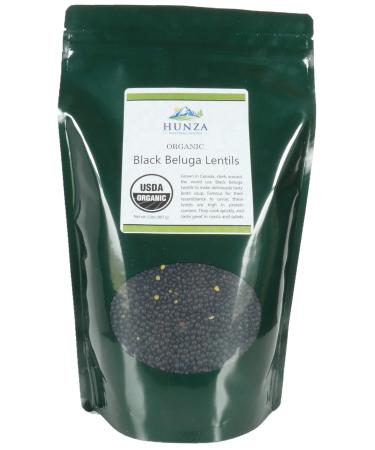 Hunza Organic Black Beluga Lentils (2-lbs)