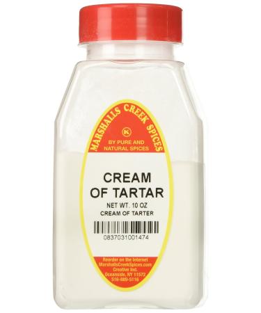 Marshalls Creek Spices Cream of Tartar Freshly Packed In Large Jars, 10 Ounce