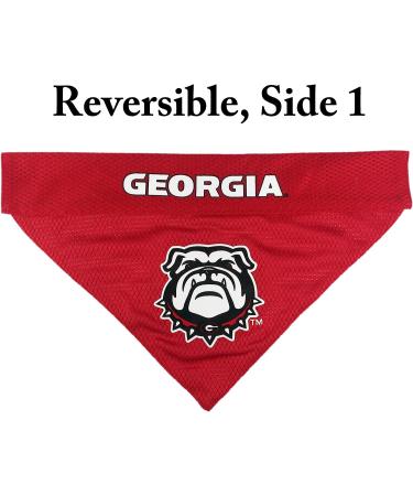 Georgia Bulldogs Reversible Bandana | Pets First Collegiate Pet Accessories | Large/X-Large - Buy Online on GoSupps.com