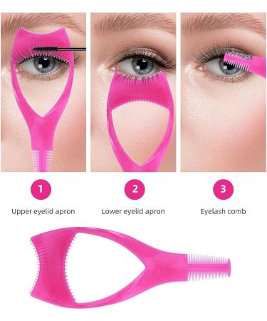 3pcs/Set Mascara Shield Guard 3 in 1 Eyelash Tools Mascara Shield Applicator Guard Upper Lower Helper Tool Eyelashes Clean Brush - Buy Online on GoSupps.com
