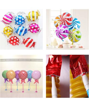 21 pcs 18" Sweet Candy Balloons  Round Lollipop Balloon Birthday Wedding Party Balloons - Buy Online on GoSupps.com