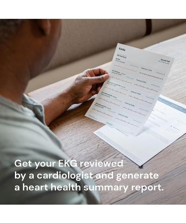 KardiaMobile Personal EKG Heart Rate Monitor - Detects Irregular Heartbeats - 6 Leads - Record EKGs at Home - 1 Year Access - Compatible with Most Smartphones - Buy Online on GoSupps.com