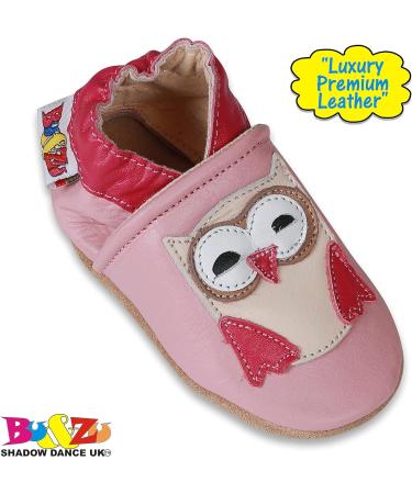 SHADOW DANCE UK Baby Toddler Shoes with Soft Sole - Leather Kids Winter Booties 26 Theowl - 18-24 Months - Buy Online on GoSupps.com