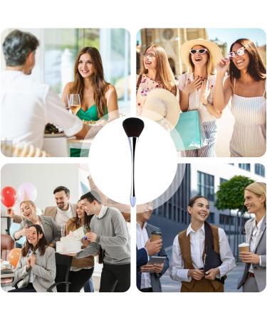 Blush Brush for Cheeks | Portable Slim Powder Makeup Brush | Powder Foundation & Cosmetic Brushes Face Makeup Tool for Contouring & Defining grey blue - Buy Online on GoSupps.com