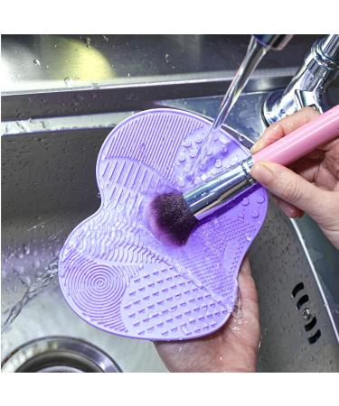 Sibba Makeup Brush Cleaner Mat & Silicone Cleaning Sponge Set | Efficient Brush Cleaning Solution | Essential Makeup Tools for Brushes & Cosmetic Care - Buy Online on GoSupps.com