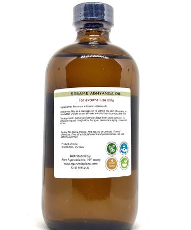 Buy Premium Sesame Abhyanga Massage Oil | Pure & Natural | International Shipping Available - Buy Online on GoSupps.com