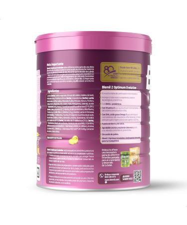 Ordesa Laboratories SL Blemil 2 Optimum Evolution 800g Followup milk powder for babies from 6 months 800 g Paquete de 1 - Buy Online on GoSupps.com