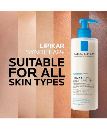 La Roche-Posay Body Wash Lipikar Syndet AP+ Anti-Itch Body Wash For Eczema-prone Skin with Shea Butter & Niacinamide Fragrance Free Suitable for Sensitive Skin 400ml 400mL Pack of 1 - Buy Online on GoSupps.com