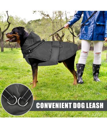 Waterproof Dog Coat with Hood & Reflective Features | Mosucoirl for Small to Medium Dogs - Navy - Buy Online on GoSupps.com