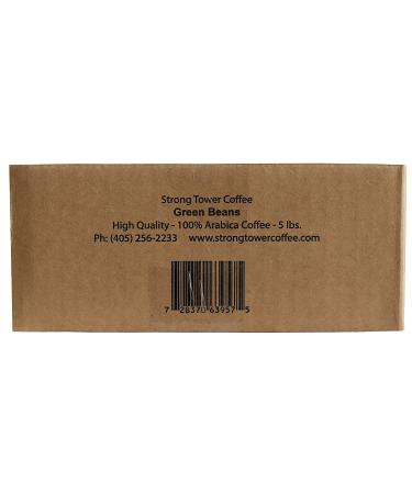 Strong Tower Coffee: 100% Arabica El Salvador Green Coffee Beans (5 lb) - Unroasted Beans - Buy Online on GoSupps.com