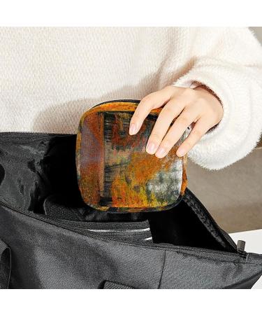 Autumn Forest Avenue Leaves Color Period Bag Sanitary Napkin Storage Travel Makeup Pouch - GIAPB 1291 - Buy Online on GoSupps.com