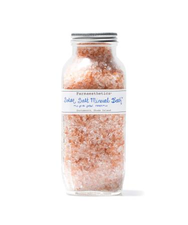 Farmaesthetics Pink Petal Roses Solar Salt Mineral Bath 16 oz