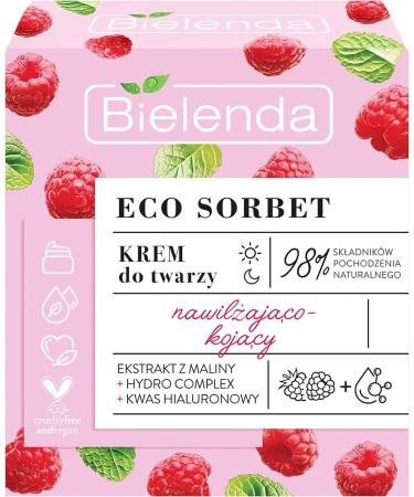 Bielenda Eco Sorbet Raspberry Face Cream 50ml - Buy Online on GoSupps.com
