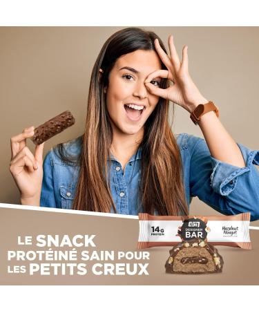 ESN Designer Bar Box Hazelnut Nougat 12 x 45g Protein Bars - Buy Online on GoSupps.com