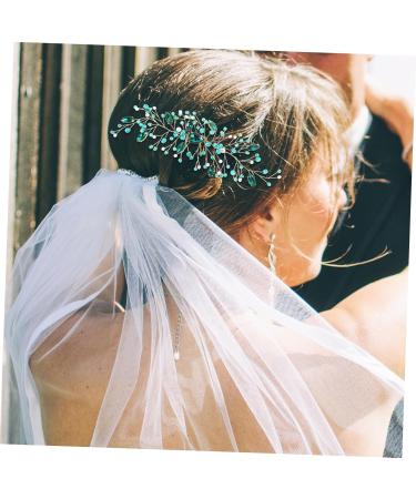 Housoutil Hair Comb Wedding Side Hair Comb Rhinestone Hair Accessories Hair Accessory for Women Crystal Hair Accessories Rhinestone Hair Comb Tiara Manual Metal Bride Hair Piece - Buy Online on GoSupps.com