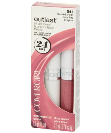 COVERGIRL Outlast All Day Two-Step Lipcolor Crushed Shells 541 - Long-Lasting Transfer-Proof Lip Color | 0.13 Oz | Shop Internationally - Buy Online on GoSupps.com