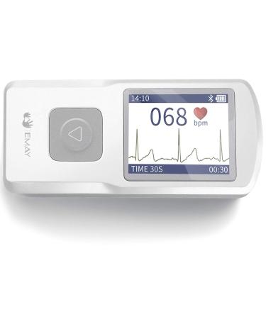 EMAY Portable EKG Monitoring Device (for iPhone & Android, Mac & Windows) | Personal EKG Heart Monitor to Track Heart Rate & Rhythm for Heart Performance
