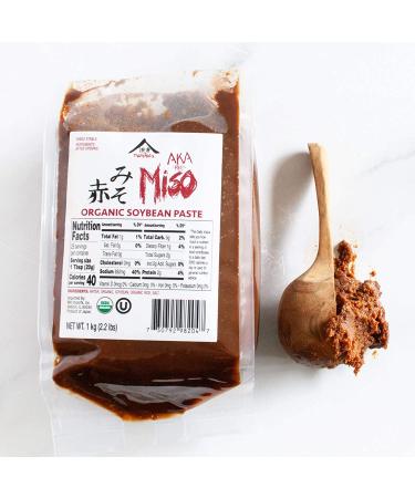 Namikura Miso Co. Red Aka Miso Paste 1kg (2.2 lbs) - Aged 6 Months - Buy Online on GoSupps.com
