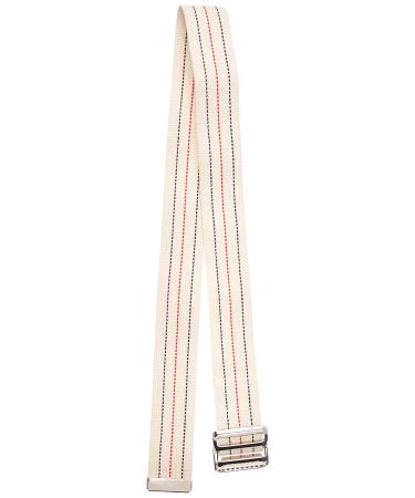 80314 Gait Belt with Metal Buckle 2" Width 44" Length 1 Stripe