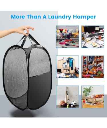 Laundry Hamper (Black) - Buy Online on GoSupps.com