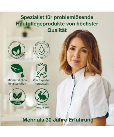 Buy 100% Vegan Anti-Dandruff Shampoo with Tea Tree Oil 500ml | Soothing Shampoo for Dry & Itchy Scalp | Ideal for Psoriasis Neurodermatitis & Scalp Pimples - Buy Online on GoSupps.com