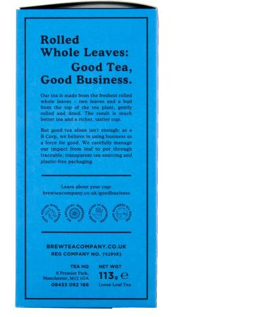 Brew Tea Co - Ceylon Black Tea - Chocolatey & Sweet - 113g Loose Leaf Tea - Buy Online on GoSupps.com