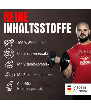 Powerstar Hardgain Mass 3600G | Sugar-Free Weight Gainer with Creatine | Fast Muscle Building Shake | German Quality | Vanilla Flavor - Buy Online on GoSupps.com