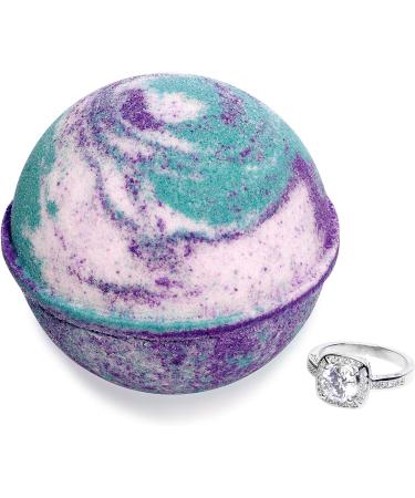 Mermaid Daydream Bath Bomb with Size 10 Ring Inside - Extra Large 10 oz - Made in USA - Buy Online on GoSupps.com