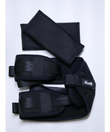 New Adjustable Shoulder Support with Breathable Mesh (Black) - Buy Online on GoSupps.com