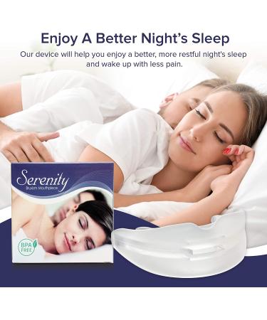 Serenity Bruxism Night Sleep Aid - Customizable Boil and Bite Mouthpiece Guard - Buy Online on GoSupps.com