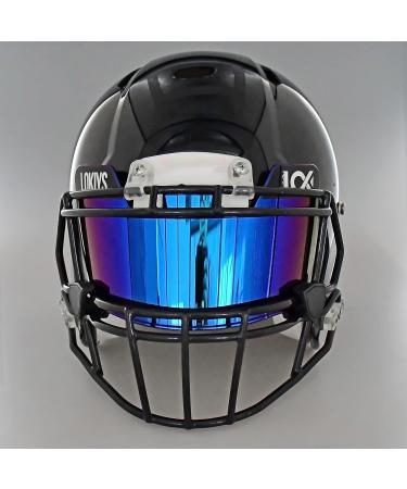 LOKIYS Football Visor for Youth & Adult Helmets - Blue | Enhance Your Game with Premium Protection - Buy Online on GoSupps.com
