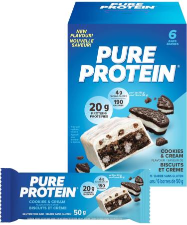 Pure Protein Bars - Nutritious Gluten Free protein bar & Bars - Nutritious Gluten Free protein bar Caramel Churro + Cookies and Cream - Buy Online on GoSupps.com