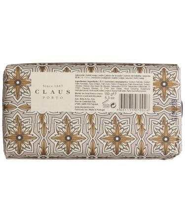 Claus Porto Black Sunburst Tuberose Soap - Unisex Luxury Soap 5.3 oz - International Shipping Available - Buy Online on GoSupps.com