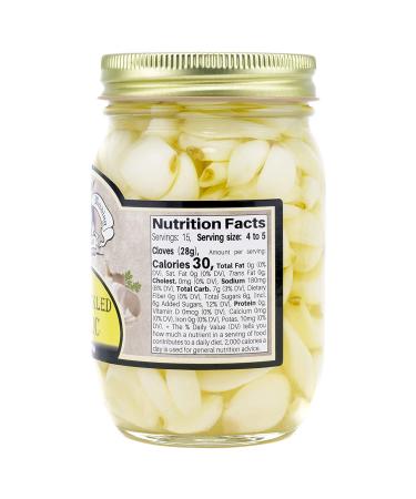 Amish Wedding Hot & Sweet Pickled Garlic 15oz (x2) - Handmade, All Natural - Buy Online on GoSupps.com
