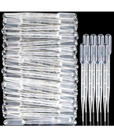 150PCS 3ML Plastic Transfer Pipettes Eye Dropper Disposable Essential Oils Pipettes Dropper Makeup Tool Science and Lab 3ml 150
