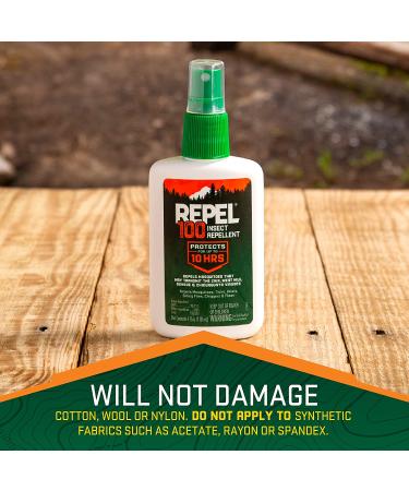 Repel 100 Insect Repellent Pump Spray 4oz - 10-Hour Protection | 1 Count - Buy Online on GoSupps.com
