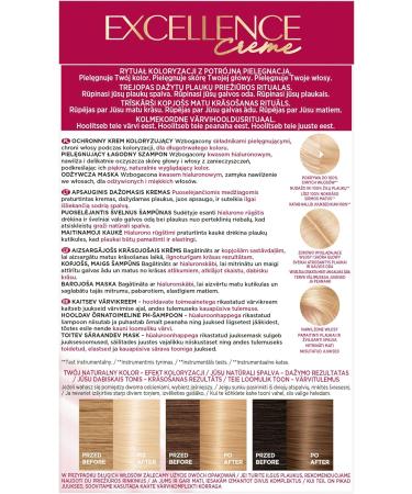  L'Oreal Paris L'Or al Paris Excellence Creme Hair Color 10 Very Light Blonde - Buy Online on GoSupps.com