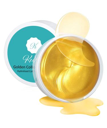 Kechua 24K Gold and Snail Under Eye Patches - Eye Masks for Puffy Eyes - Under Eye Patches for Dark Circles and Puffiness - Under Eye Mask with Hyaluronic Acid  Hydrolyzed Collagen 60 masks